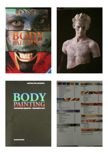 Bodypainting. Fantastische Gesichter