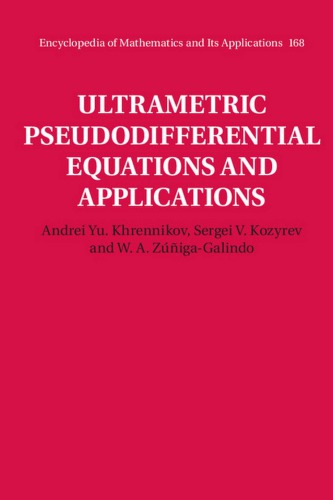 Ultrametric pseudodifferential equations and applications