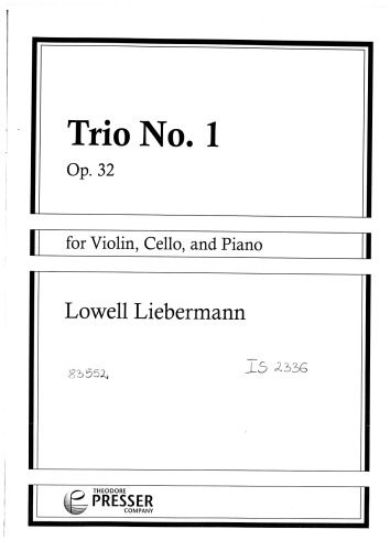 Trio for violin, cello, piano op. 32