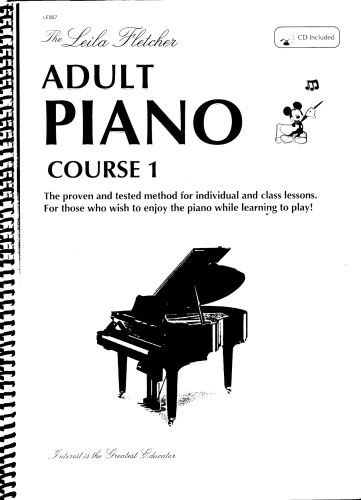 Adult piano - Course 1