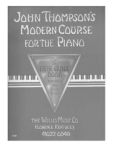 Modern course for piano 5th grade