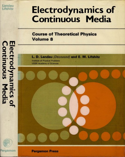 Electrodynamics of Continuous Media