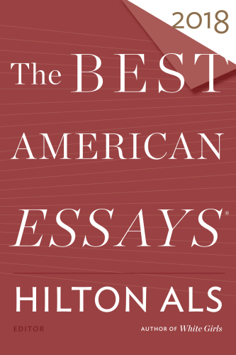 The Best American Essays 2018.