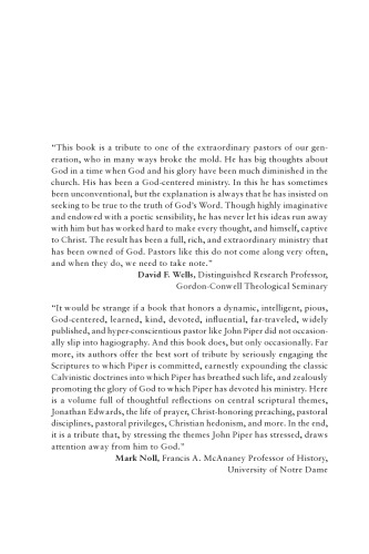 For the Fame of God’s Name: Essays in Honor of John Piper