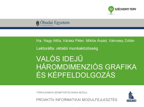 Valós idejű háromdimenziós grafika és képfeldolgozás