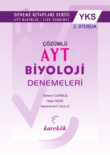 Karekök Çözümlü 30 AYT Biyoloji Deneme 2018-2019