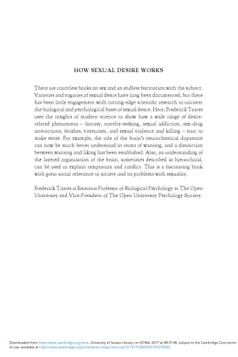 How Sexual Desire Works: The Enigmatic Urge