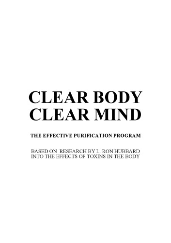 Clear Body, Clear Mind  : Vitamin B3 Niacin