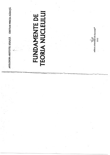 Fundamente de Teoria Nucleului