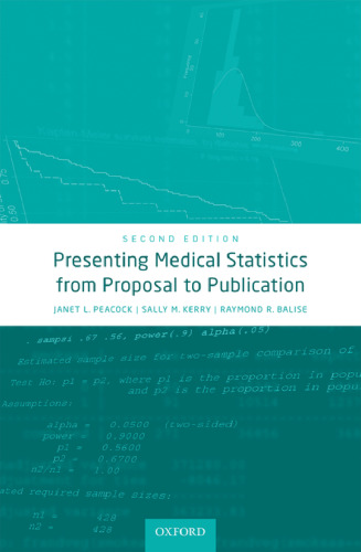 Presenting medical statistics from proposal to publication.