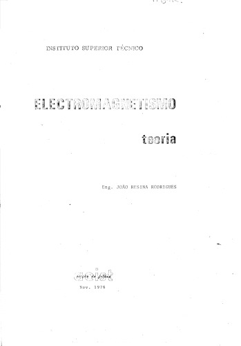 Electromagnetismo - Teoria