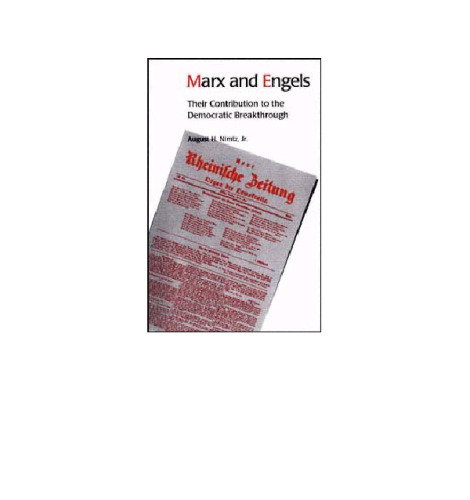 Marx and Engels : their contribution to the democratic breakthrough