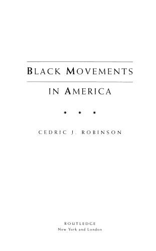 Black Movements in America