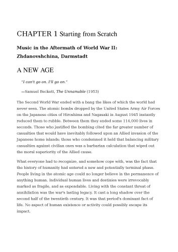 The Oxford History of Western Music, Volume 5: Music in the Late 20th Century