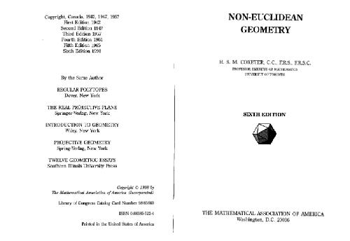 Non-Euclidean Geometry