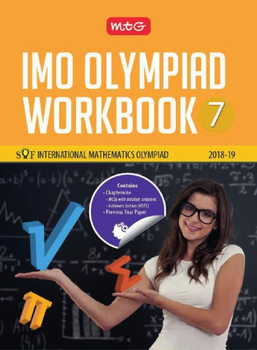 International Mathematics Olympiad Work Book Class 7 IIT JEE Foundation Mahabir Singh MTG