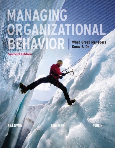 Managing organizational behavior : what great managers know and do