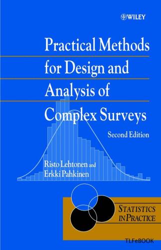 Practical methods for design and analysis of complex surveys