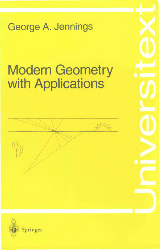 Modern geometry with applications
