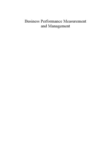 Business Performance Measurement and Management