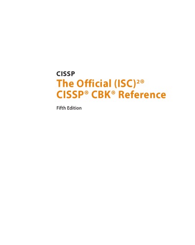 Official ISC2 Guide to the CISSP CBK