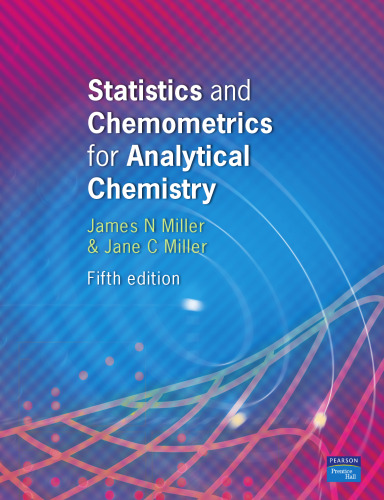 Statistics and Chemometrics for Analytical Chemistry