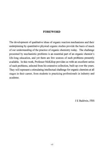 Advanced Problems in Organic Reaction Mechanisms