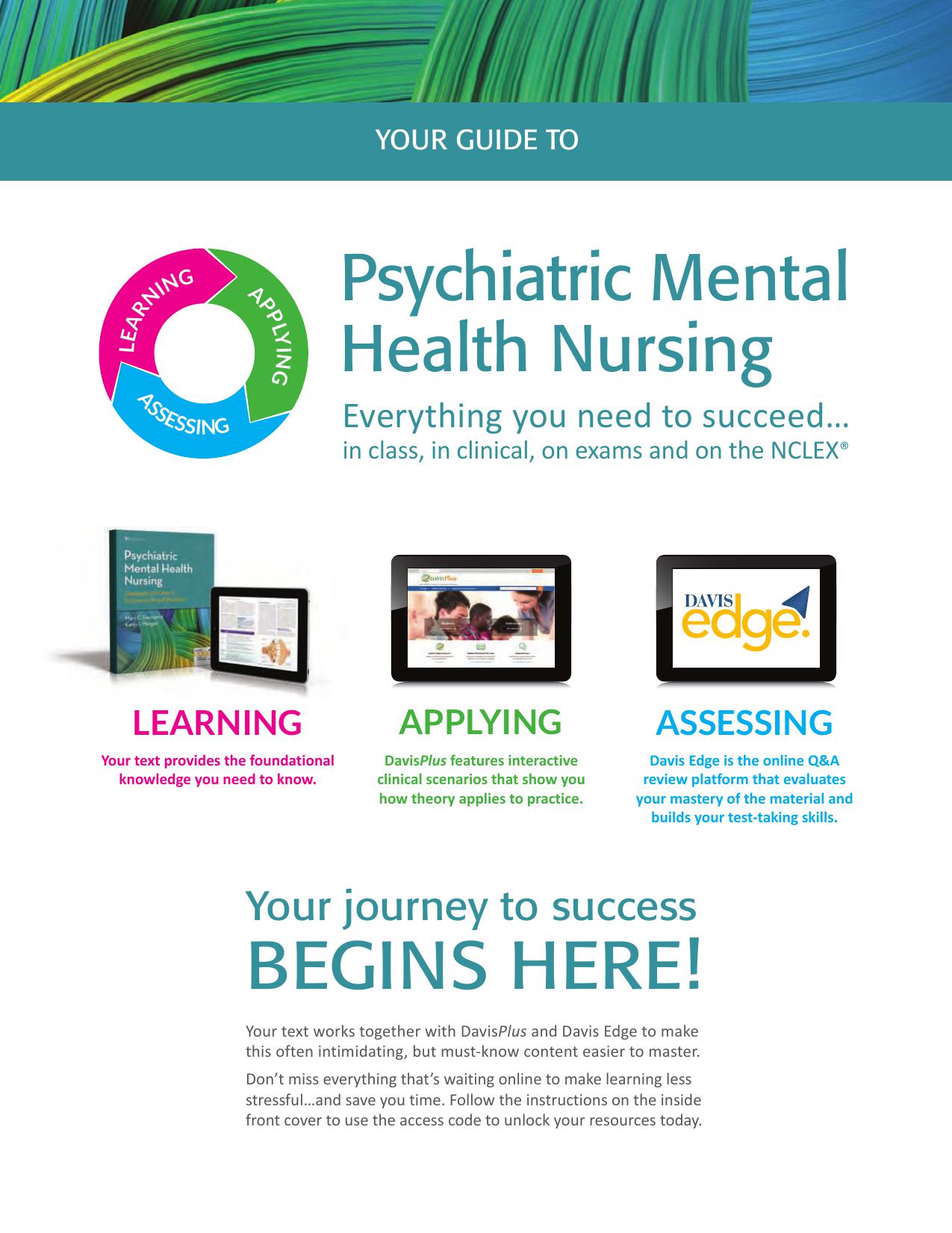 Psychiatric Mental Health Nursing: Concepts of Care in Evidence-Based Practice