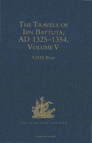 The Travels of Ibn Battuta: Volume V: Index