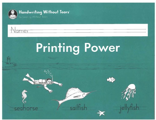 Handwriting Without Tears:  Printing power