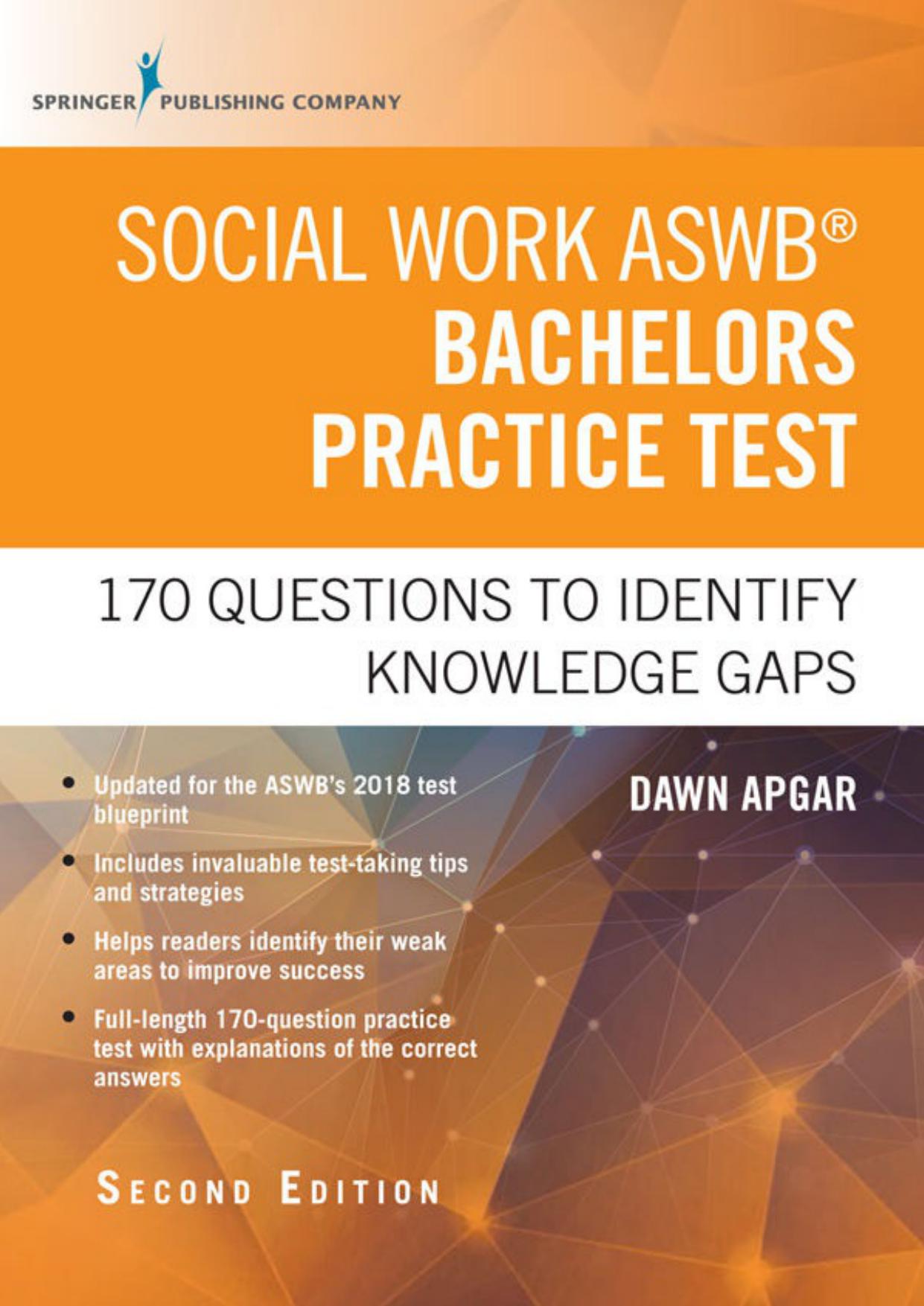 Social Work Aswb Masters Practice Test, Second Edition: 170 Questions to Identify Knowledge Gaps (Book + Free App)