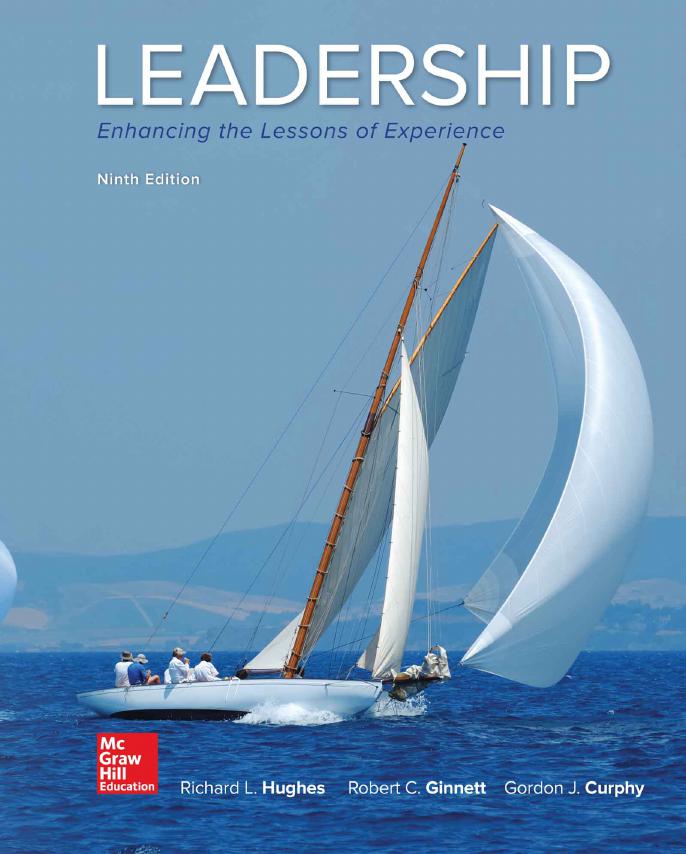 Leadership: Enhancing the Lessons of Experience