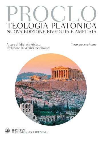 Teologia platonica. Testo greco a fronte