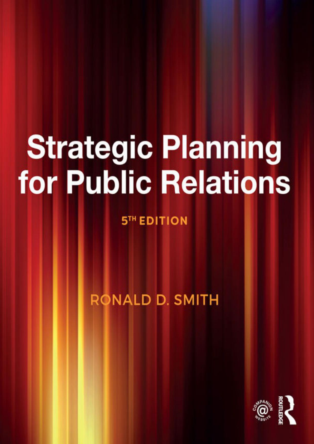 Strategic Planning for Public Relations