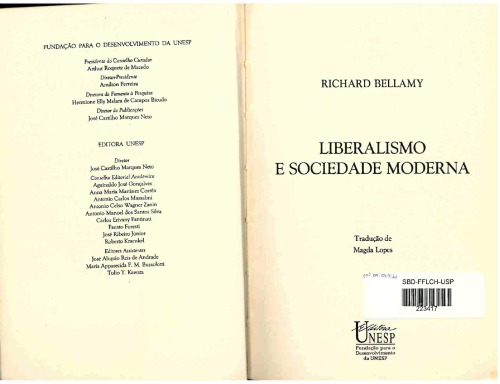 Liberalismo e Sociedade Moderna