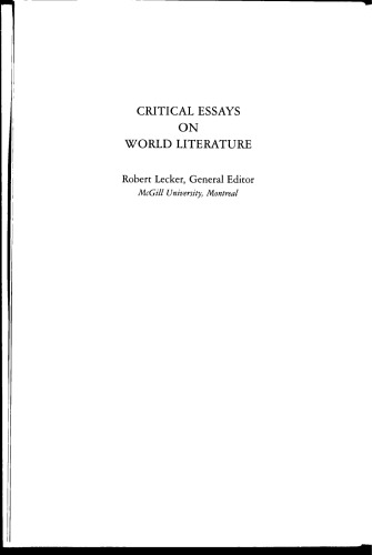 Critical Essays on Jacques Lacan: Jacques Lacan (1901-1981)