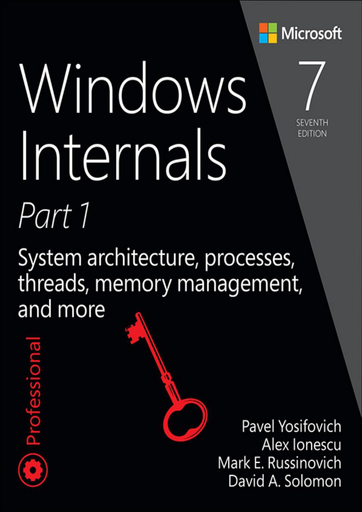Windows Internals, Part 1: User Mode