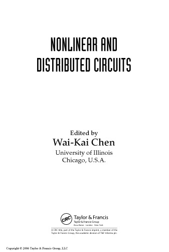 Nonlinear and Distributed Circuits