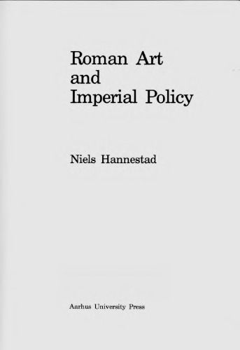 Roman Art and Imperial Policy