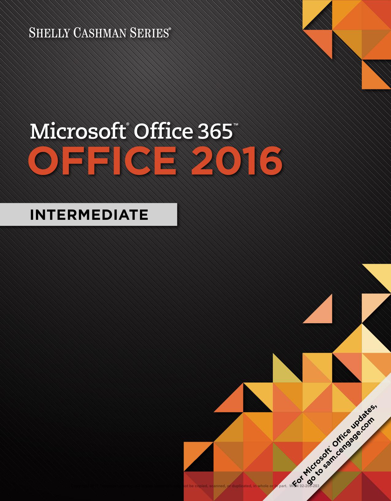 Microsoft Office 365 : Office 2016, intermediate