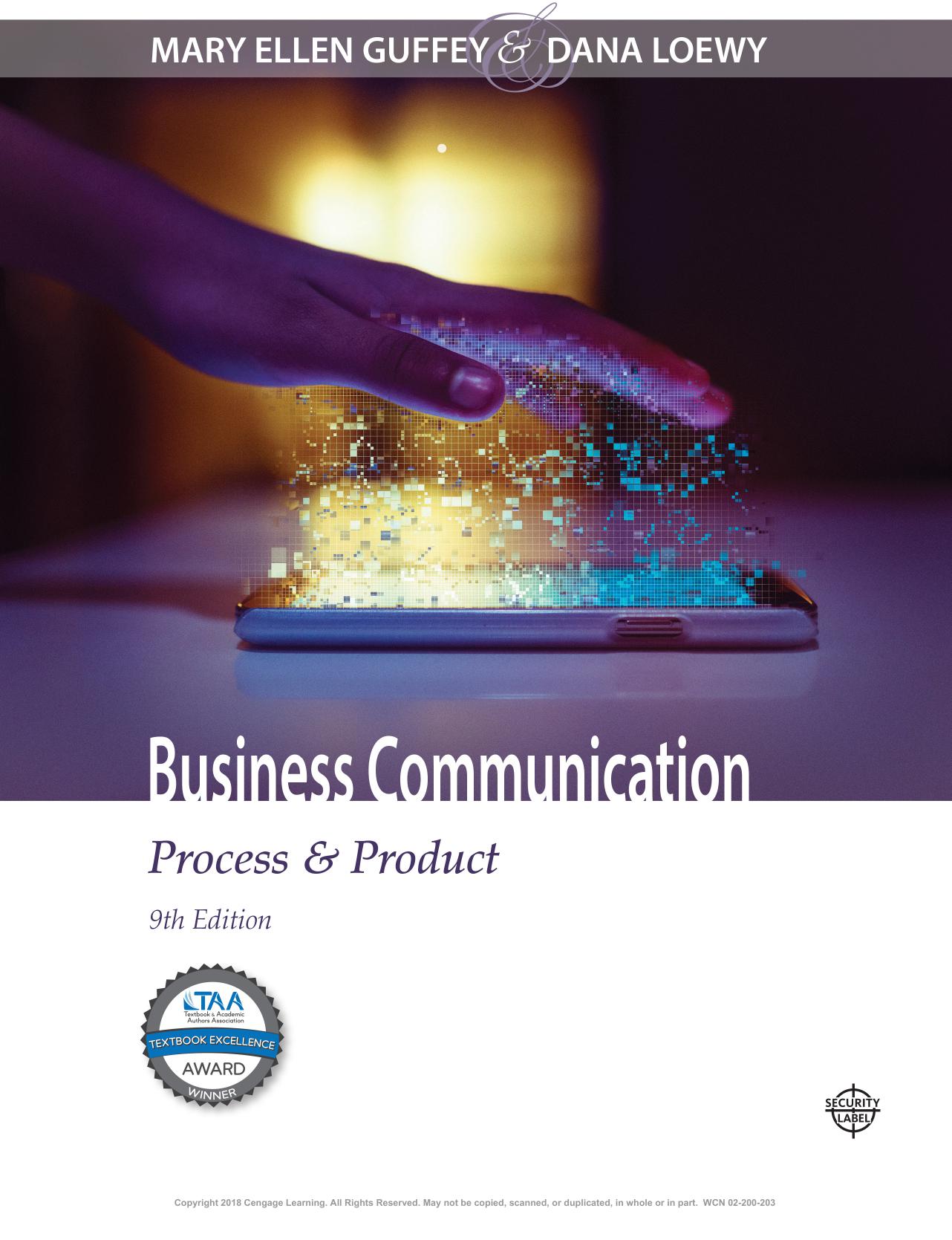 Business Communication: Process & Product