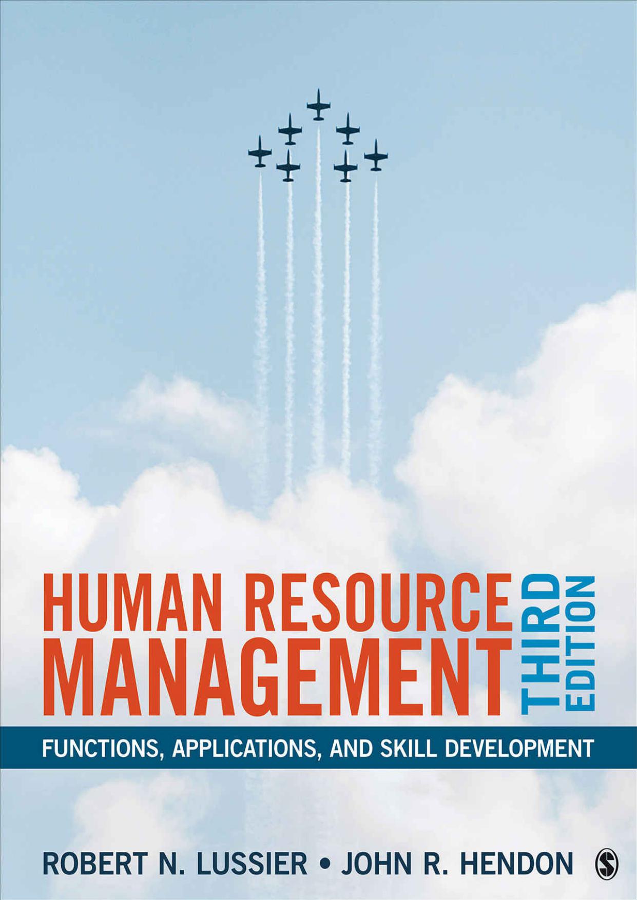 Human Resource Management: Functions, Applications, and Skill Development