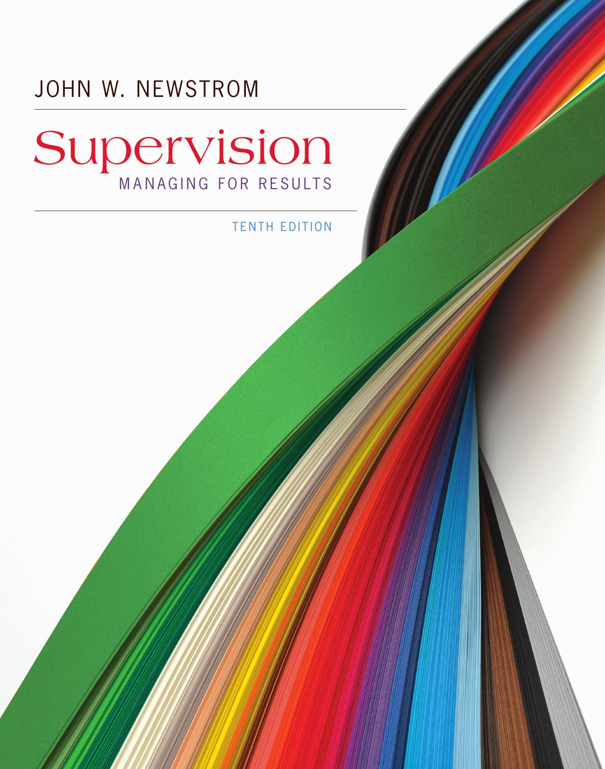 Supervision: Managing for Results