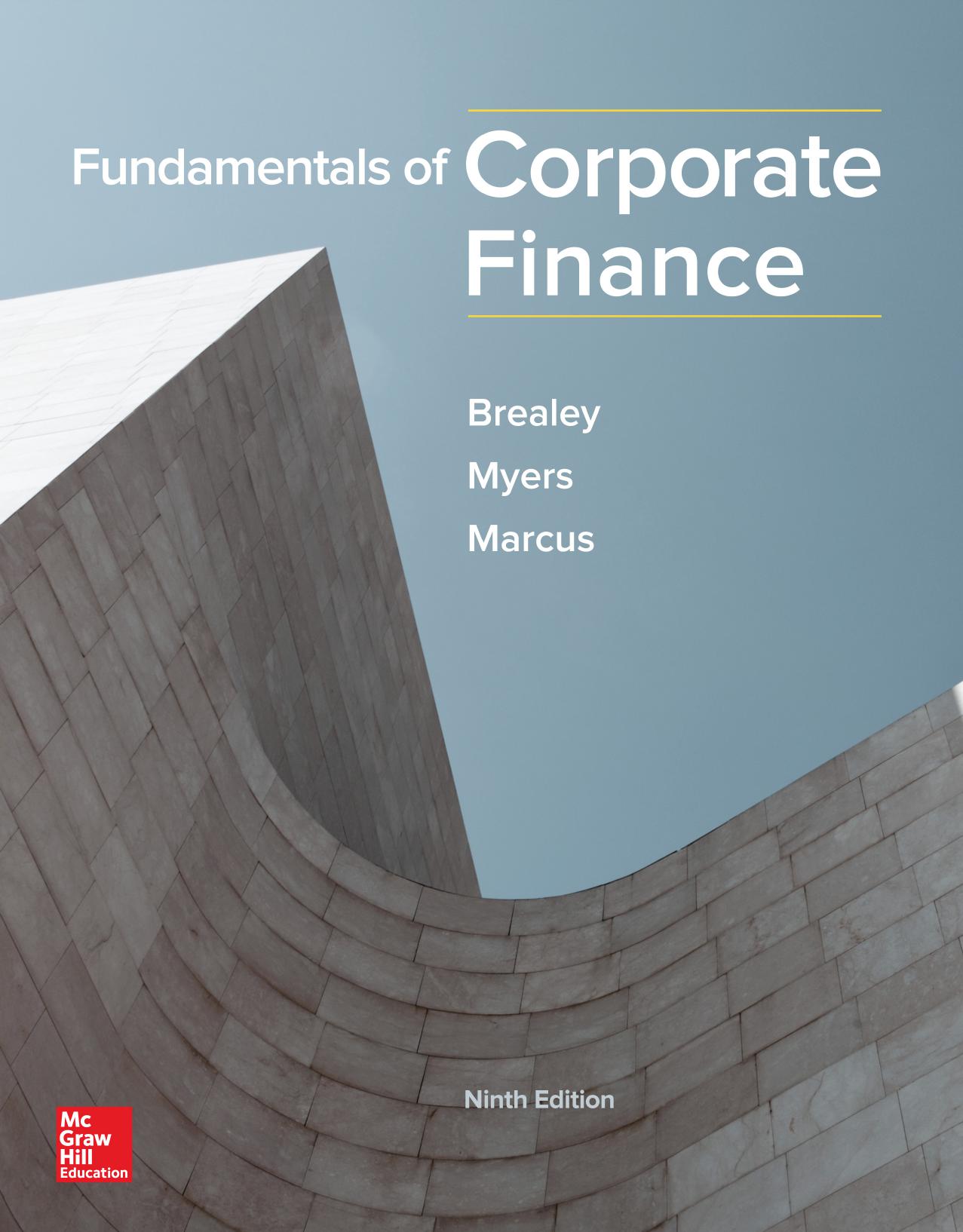 Fundamentals of Corporate Finance