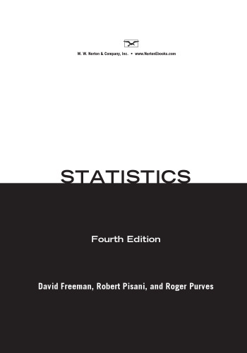 Statistics, Fourth Edition
