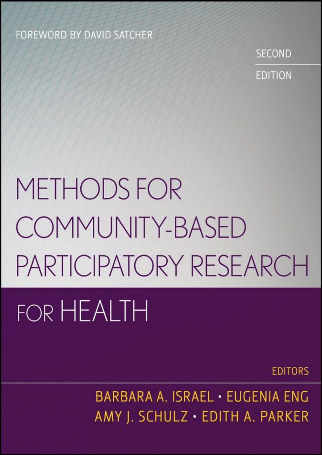 Methods for Community-Based Participatory Research for Health