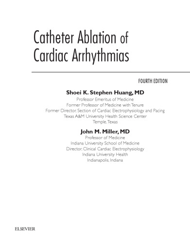 Catheter Ablation of Cardiac Arrhythmias