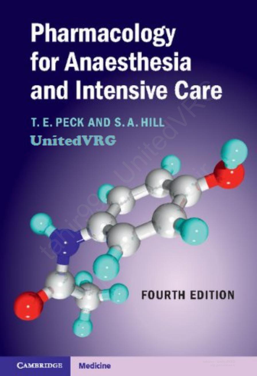 Pharmacology for Anaesthesia and Intensive Care