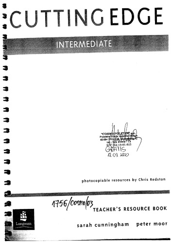 Cutting Edge. Intermediate Teacher's Resource Book