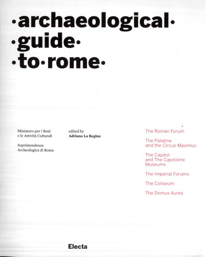 Archaeological guide to Rome